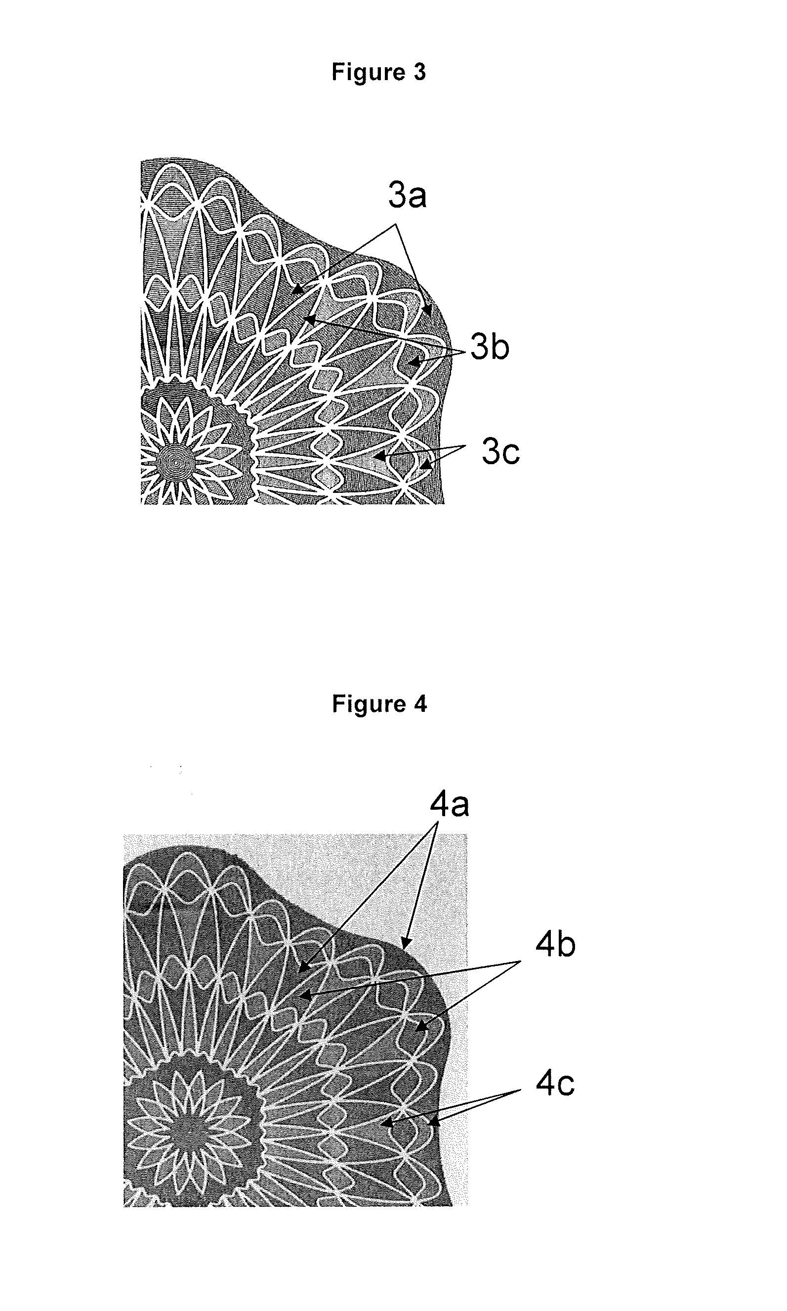 Method for printing multi-characteristic intaglio features