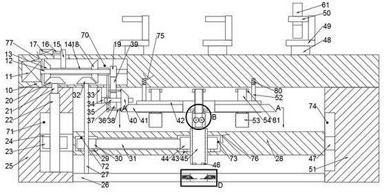 Auxiliary equipment capable of automatically changing 3D printing colors