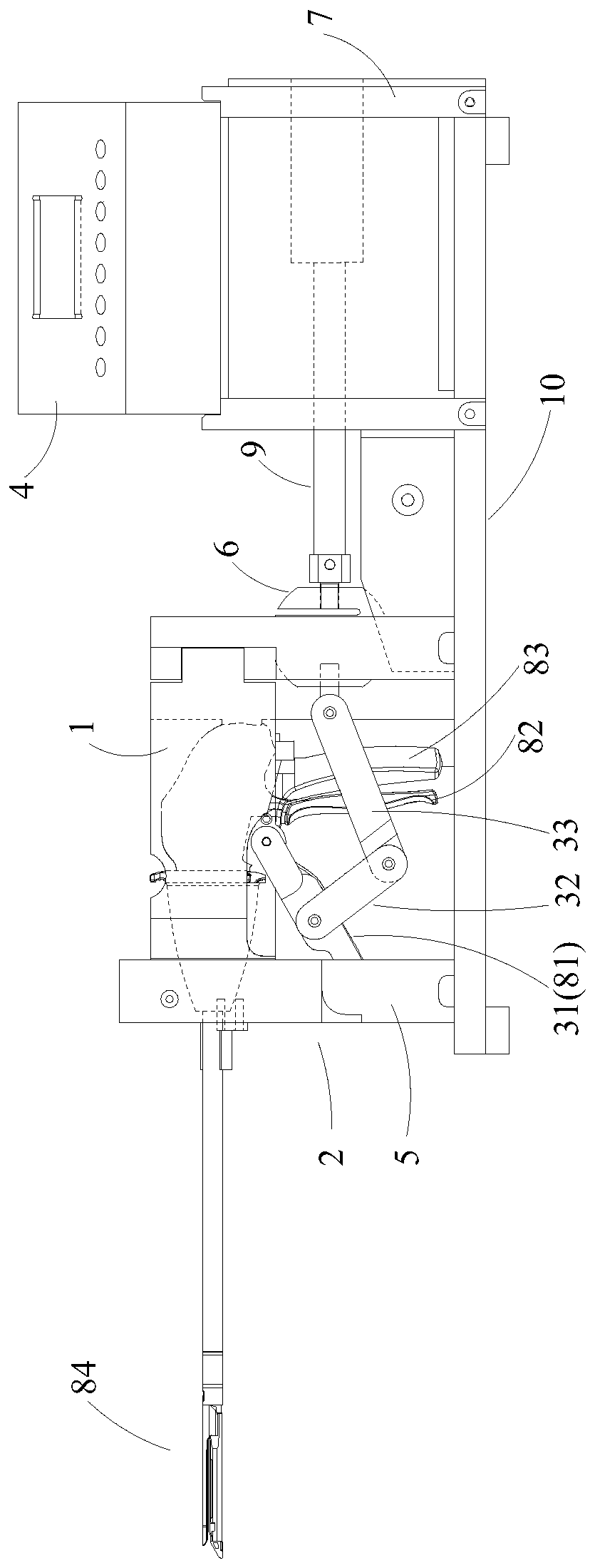 A stapler firing force detection device