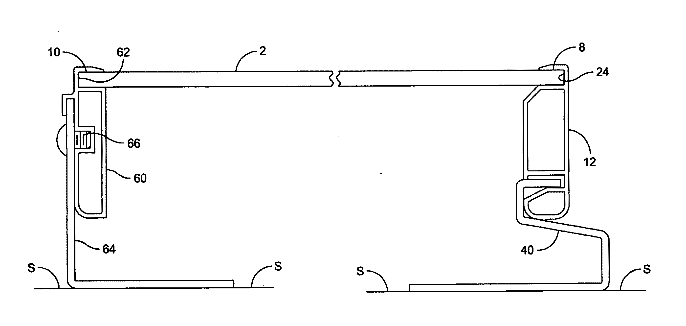 Assembly and method for mounting solar panels to structural surfaces