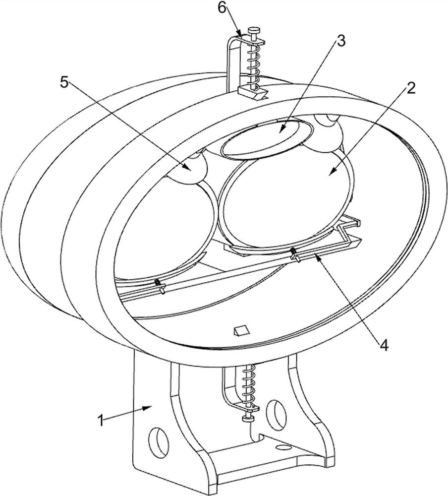 Direct-projection high-beam and low-beam car lamp lens