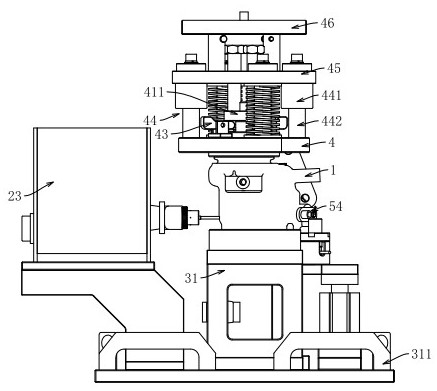 Air tightness detection device for turbocharger shell