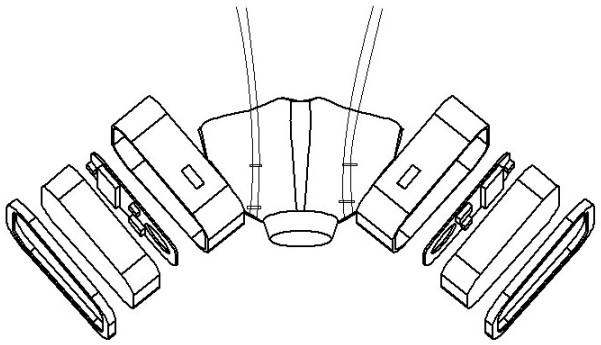 Respirator capable of monitoring and indicating service life of filter element