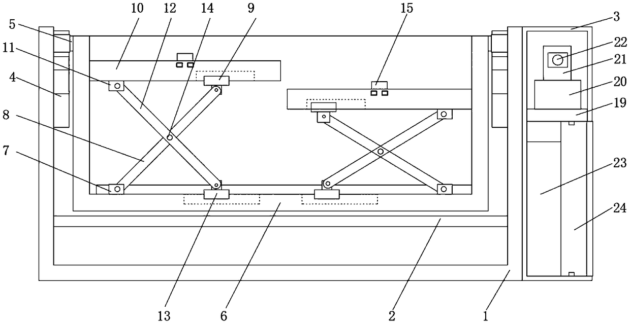 Transfer box for blood detection