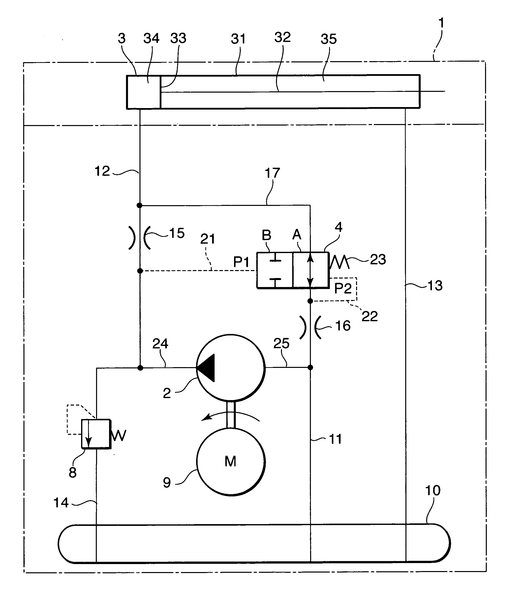 Fluid-pressure actuator unit