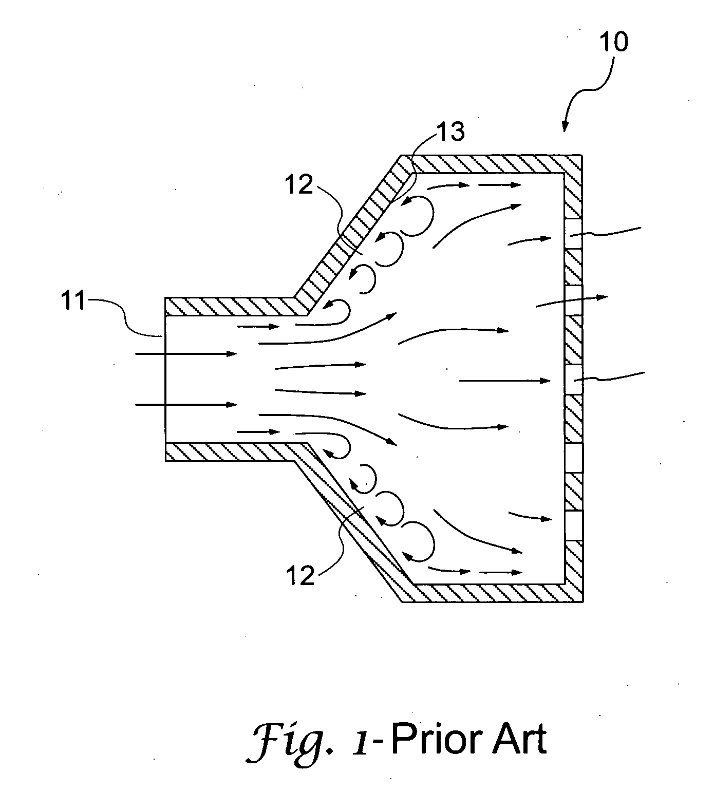 Heat exchanger with modified diffuser surface