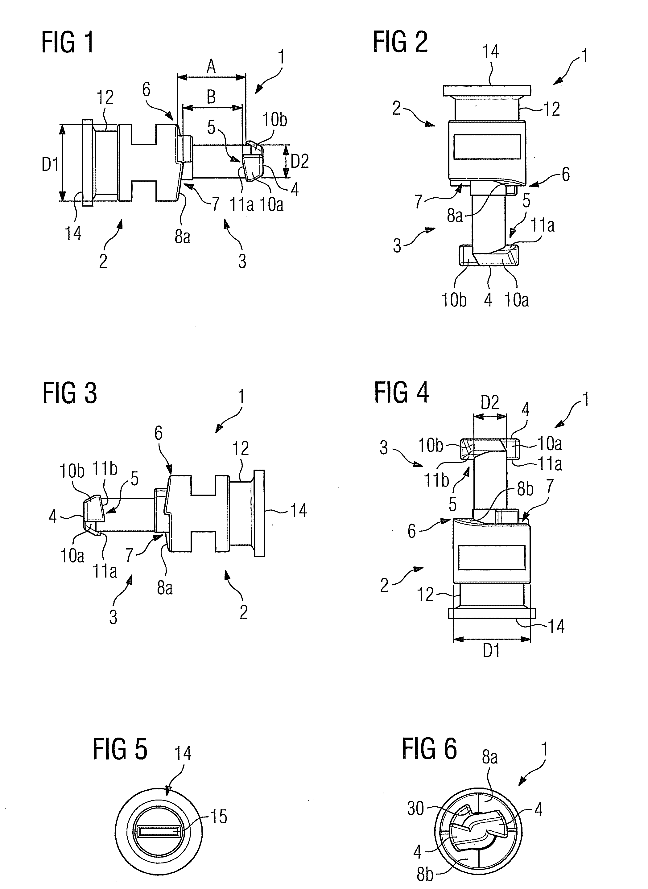 Fixing element and apparatus for accommodating a fixing element