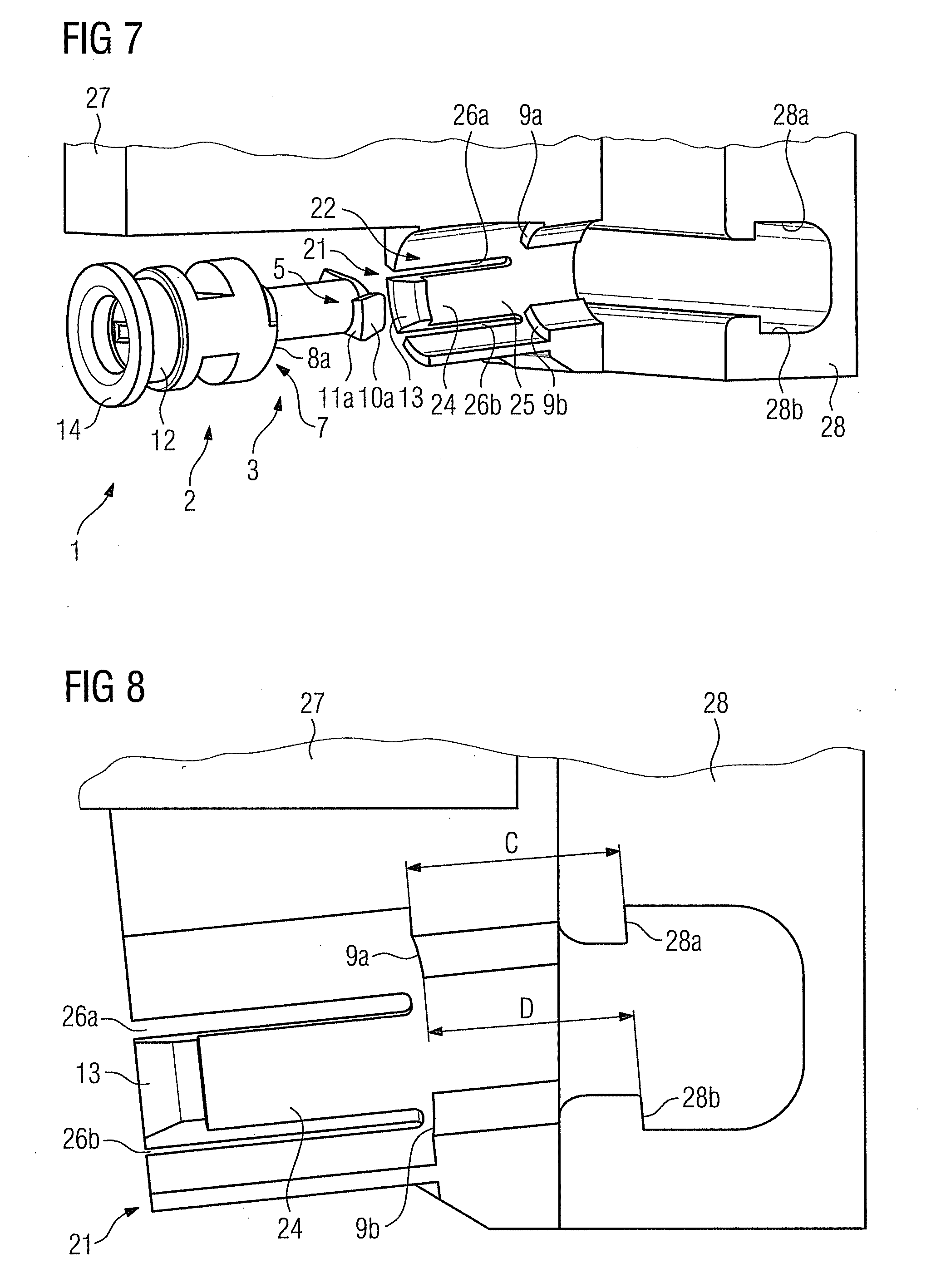 Fixing element and apparatus for accommodating a fixing element