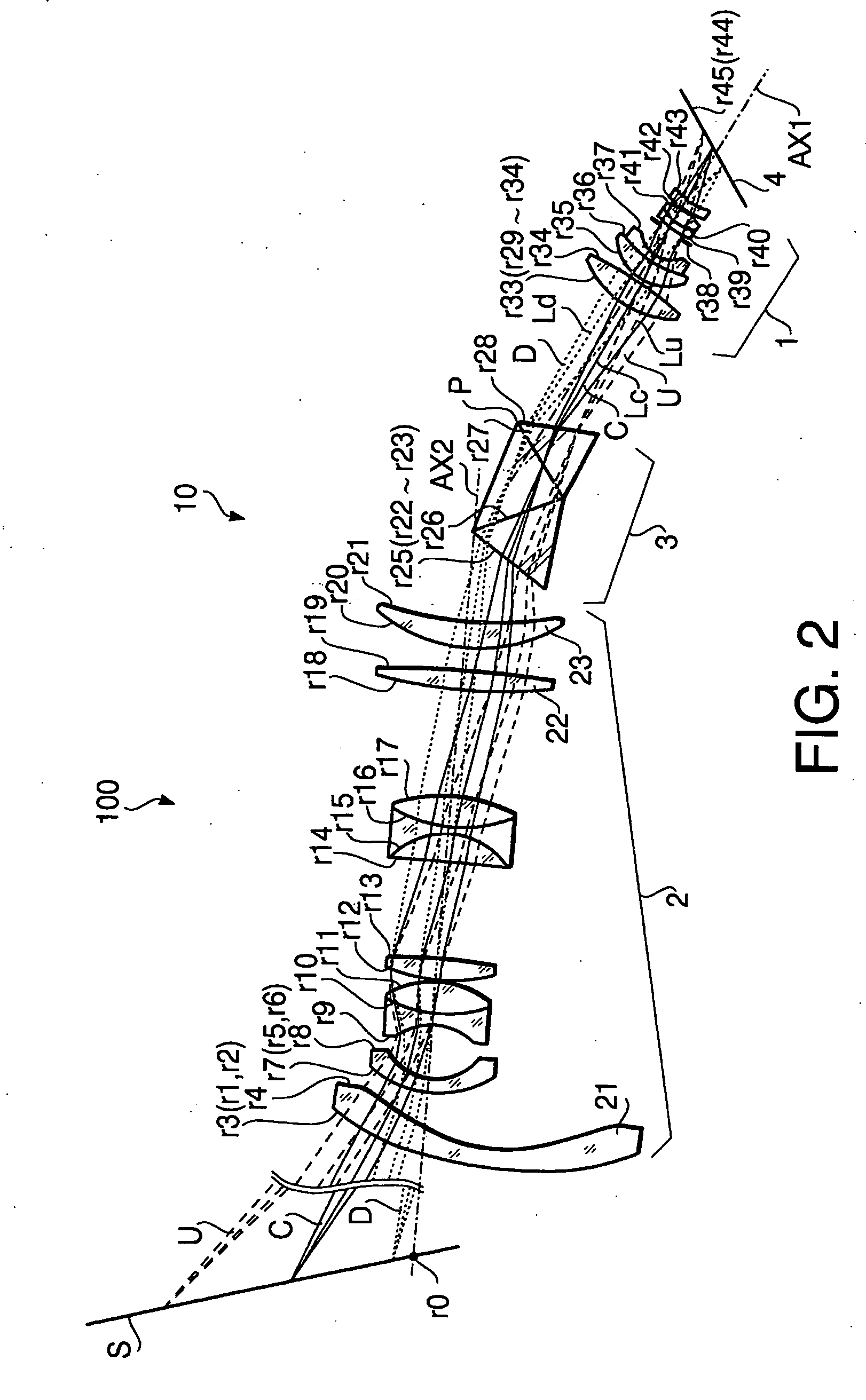 Projecting device