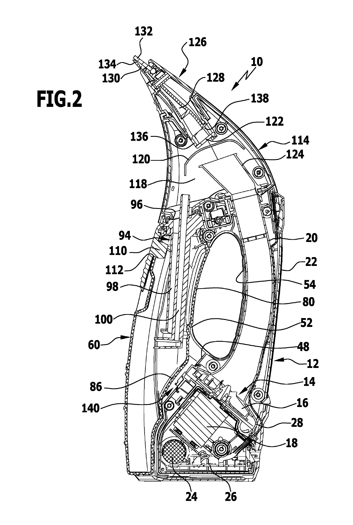 Portable hard surface cleaning appliance