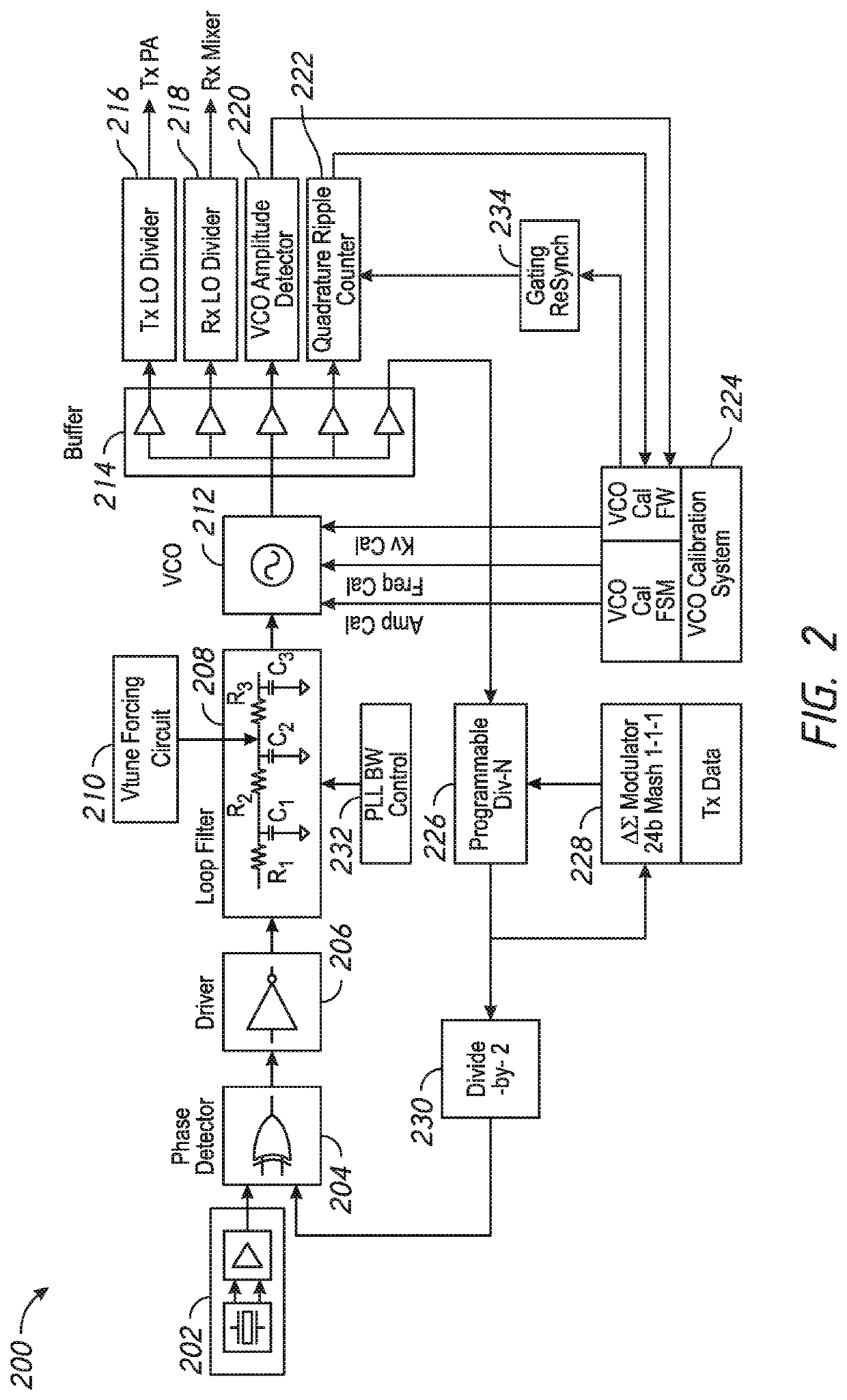 Phase-locked loop with adjustable bandwidth