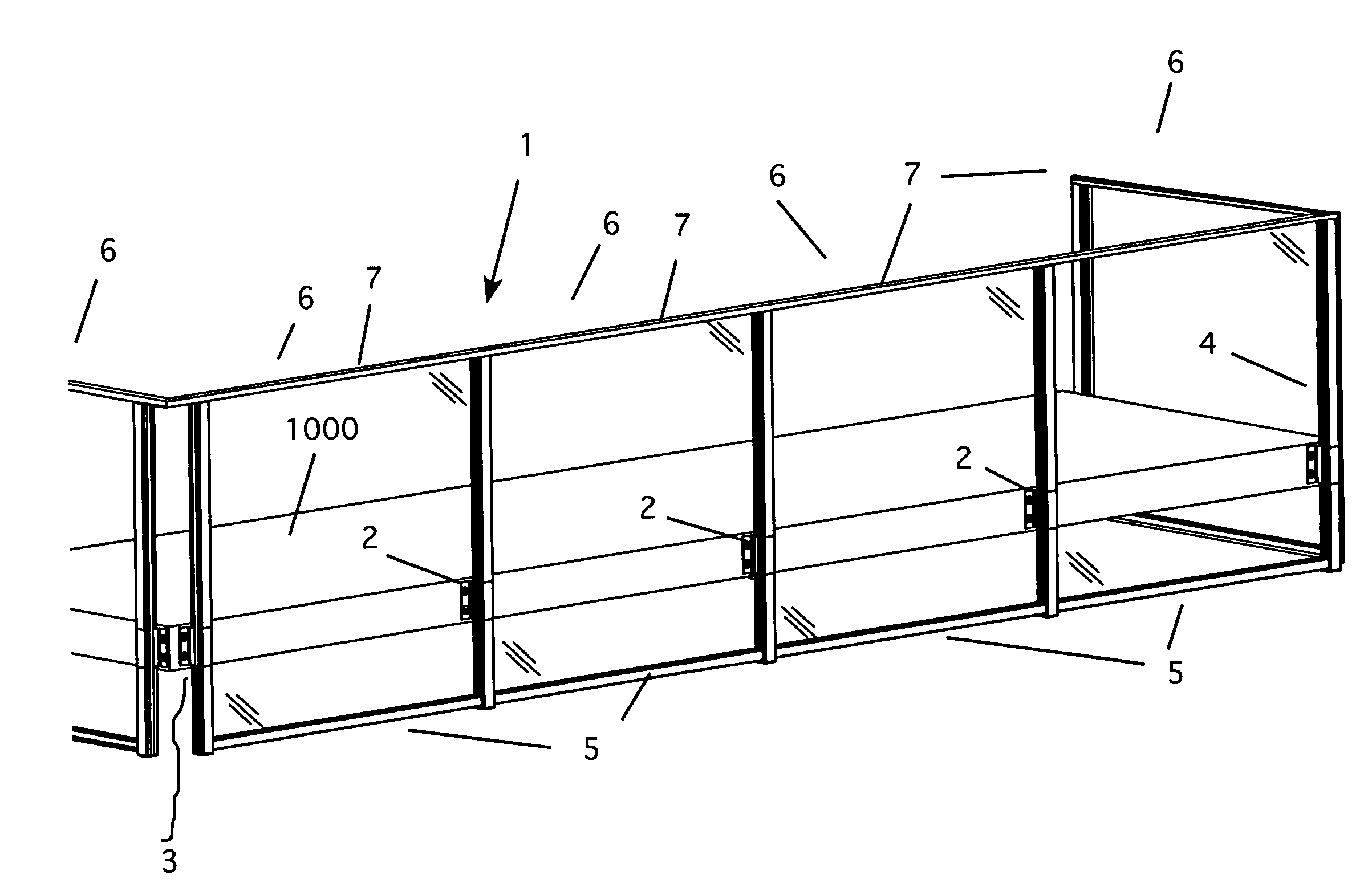 Fascia-mounted aluminum railing system