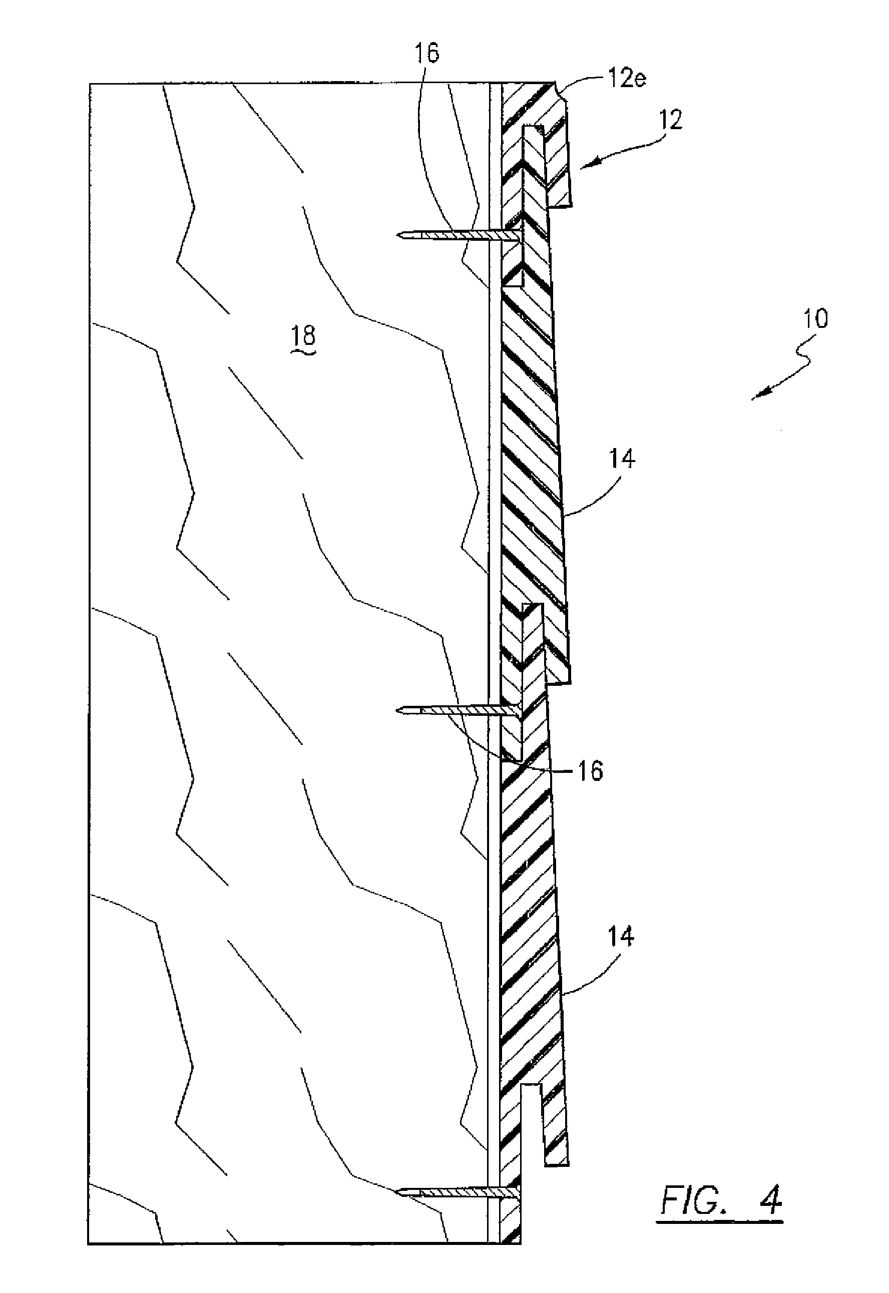 Building exterior panels and method