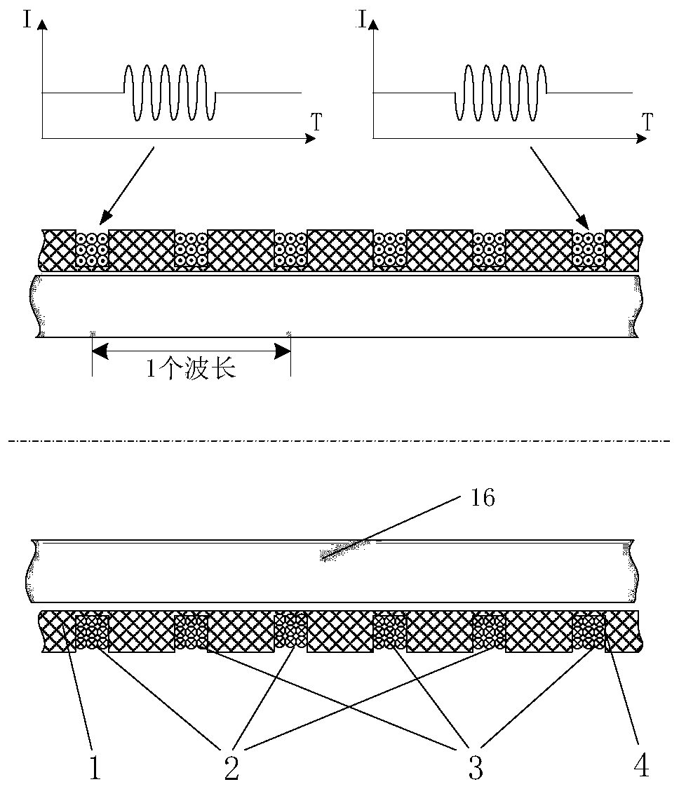 Coil self-excitation-based ferromagnetic pipeline electromagnetic ultrasonic transducer, excitation device and receiving device