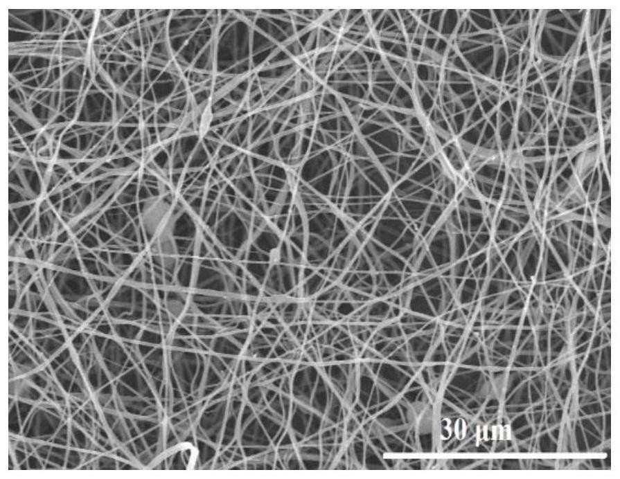 Wave-absorbing SiBCN nanofiber and preparation method thereof