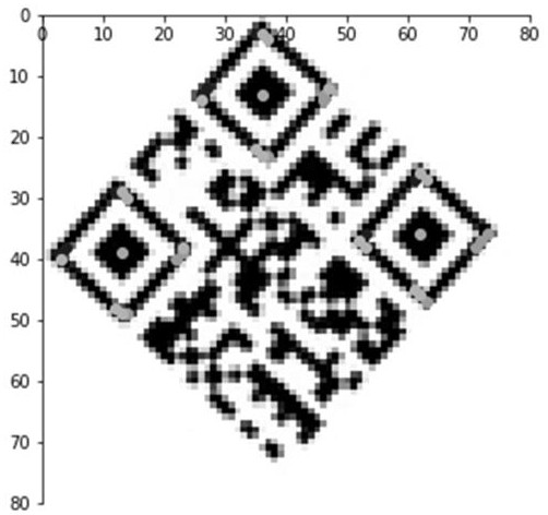 Method for quickly positioning damaged QR code according to image redundancy information
