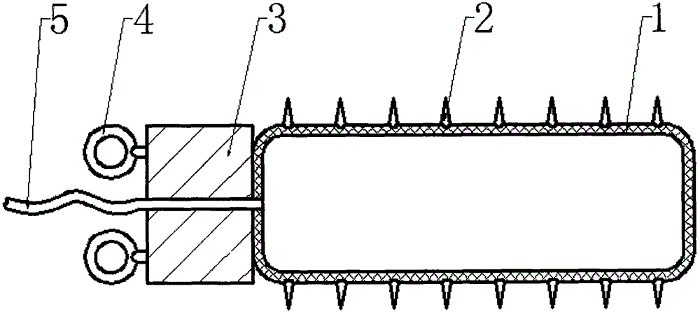 Oil well downhole rope fishing device