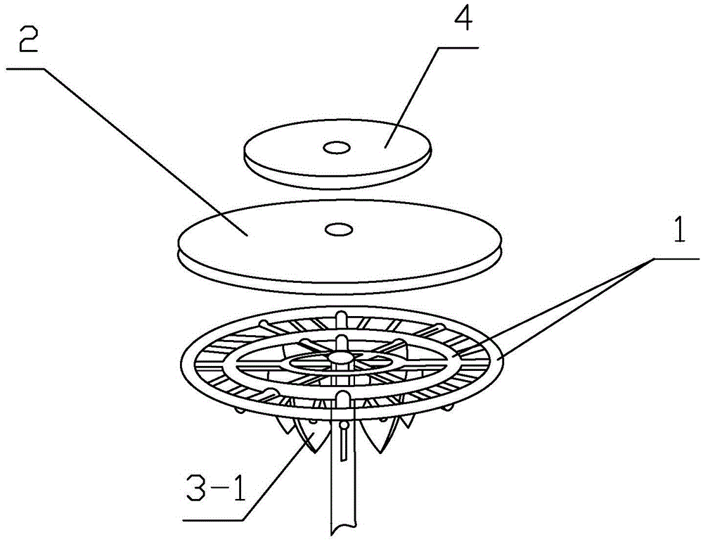 Widenable circular rotating dining table