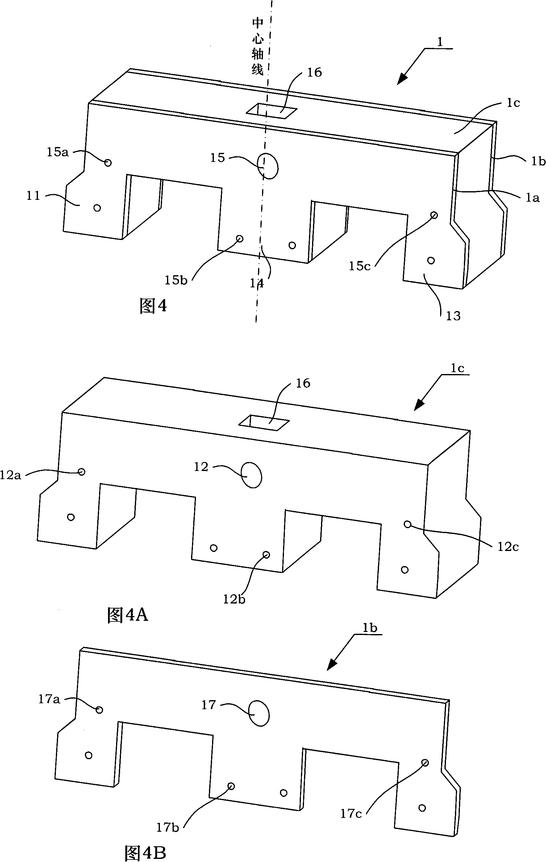 Monostable permanent magnet control mechanism with multiple force output air gaps