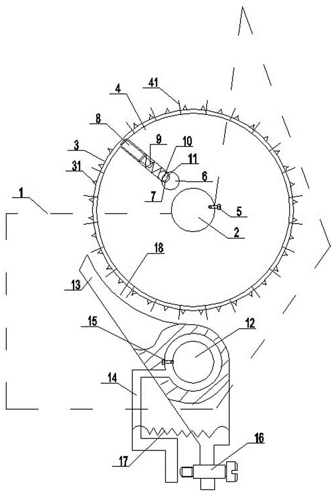 Multifunctional accurate-measurement seeding device structure