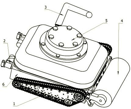 A construction spraying robot