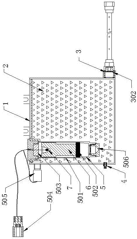 Special gas fire-extinguishing device for lithium-ion battery box and implementation method for fire extinguishing