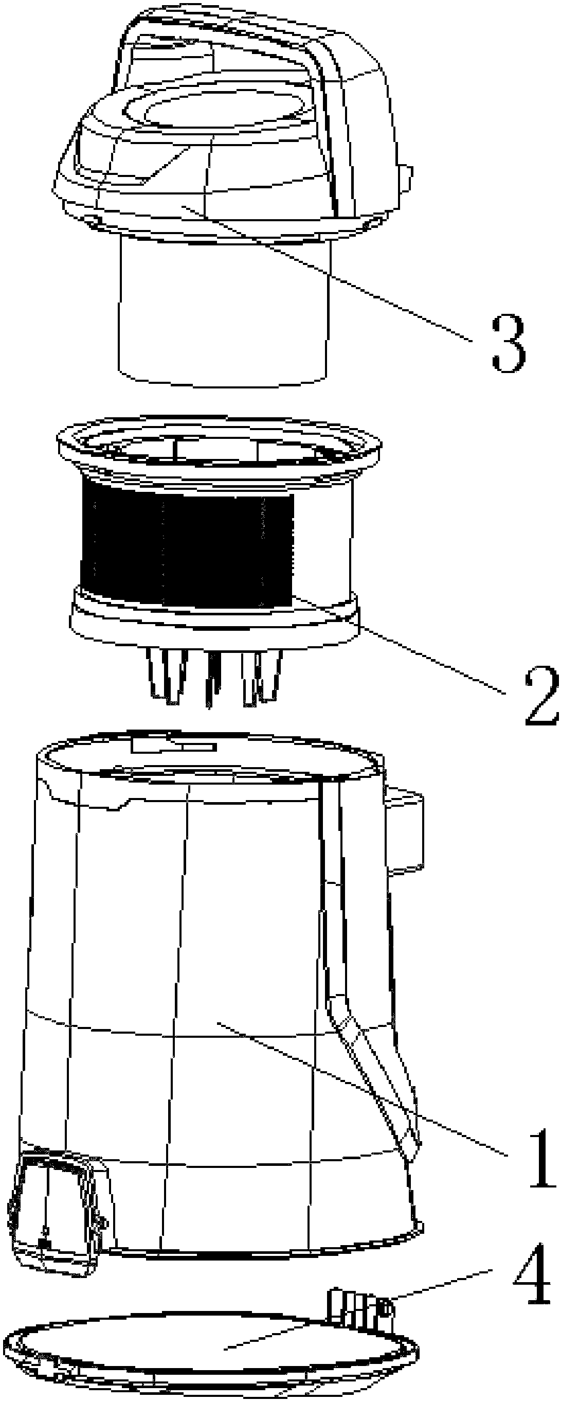 Dust cup with no dust and dust collector thereof