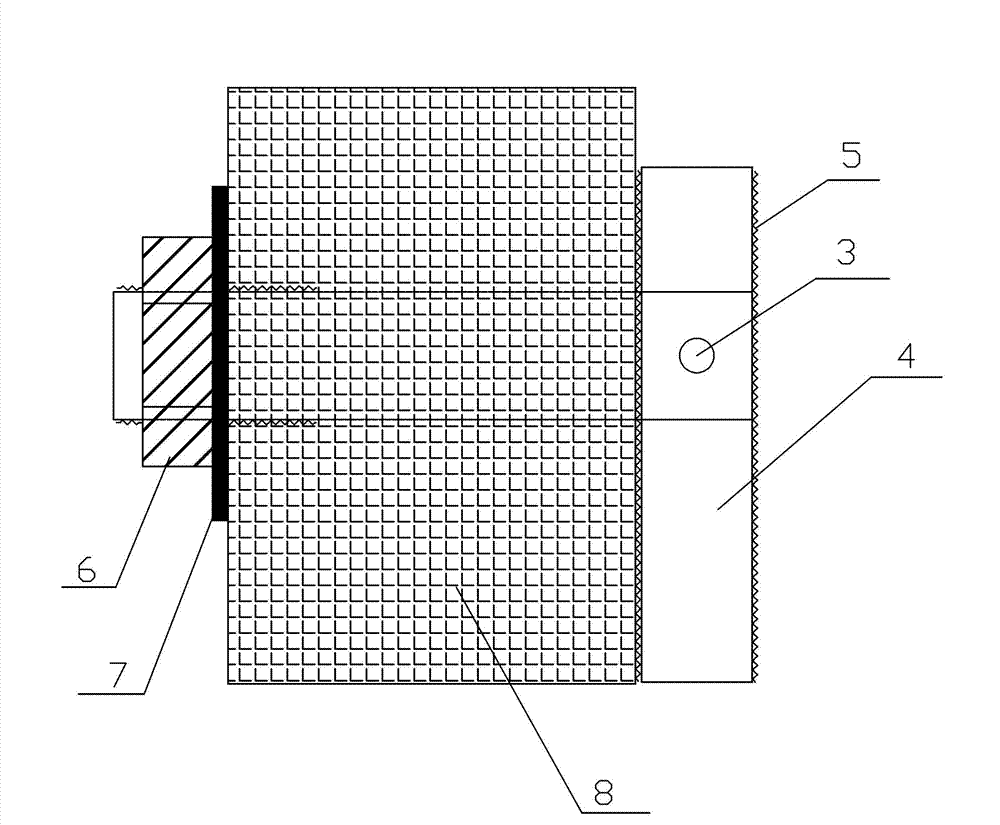Connecting bolt enabling screw to be mounted afterwards and using method of connecting bolt