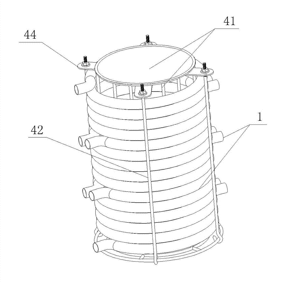 Corrugated pipe condensation heat exchanger and manufacture method thereof