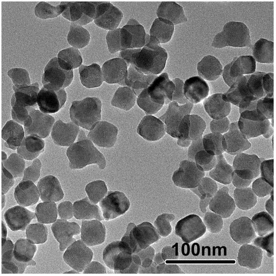 Water-soluble rare earth doped gadolinium sodium tetrafluoride fluorescent marked nano-crystal, and preparation method thereof