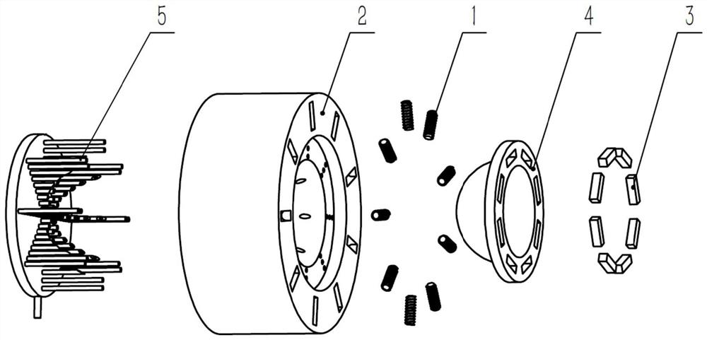 Ultra-small damping rotating device based on the principle of air flotation
