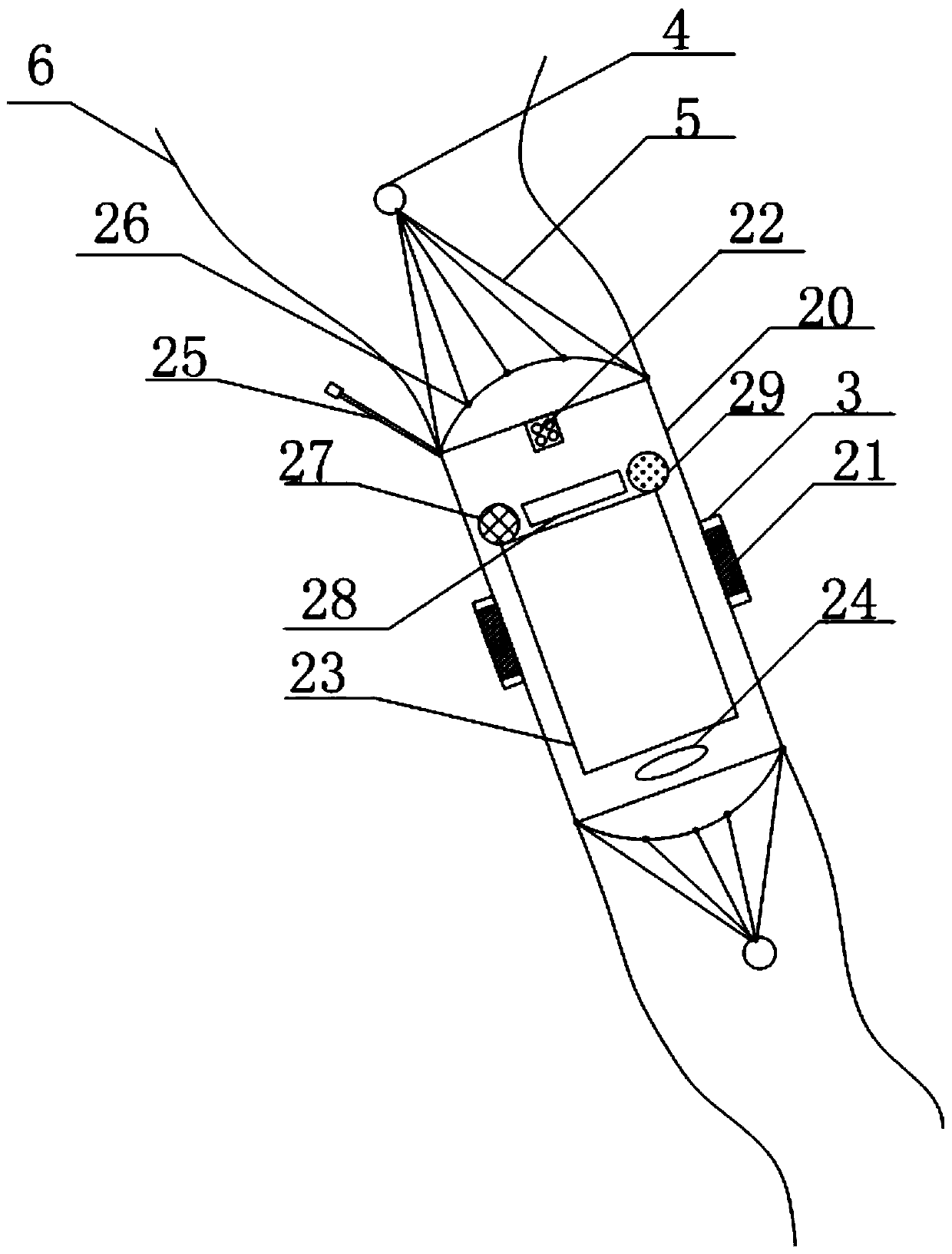 Stable wearable device suitable for electric power operator