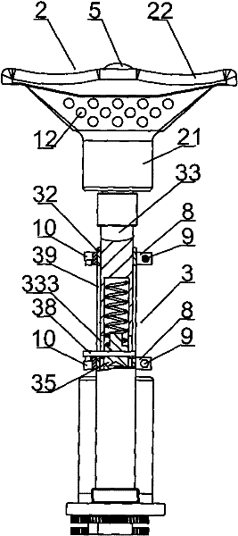 Human spine restoring instrument