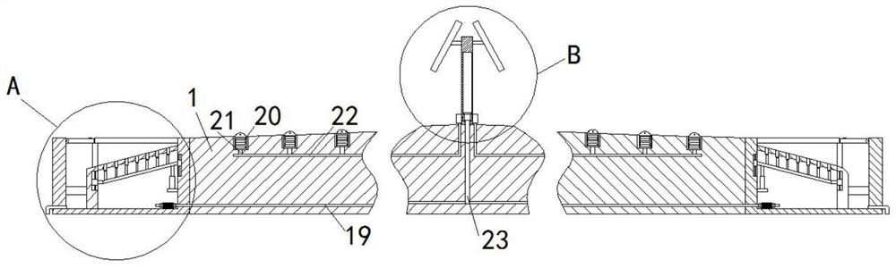 A road surface cooling device based on rainwater circulation system