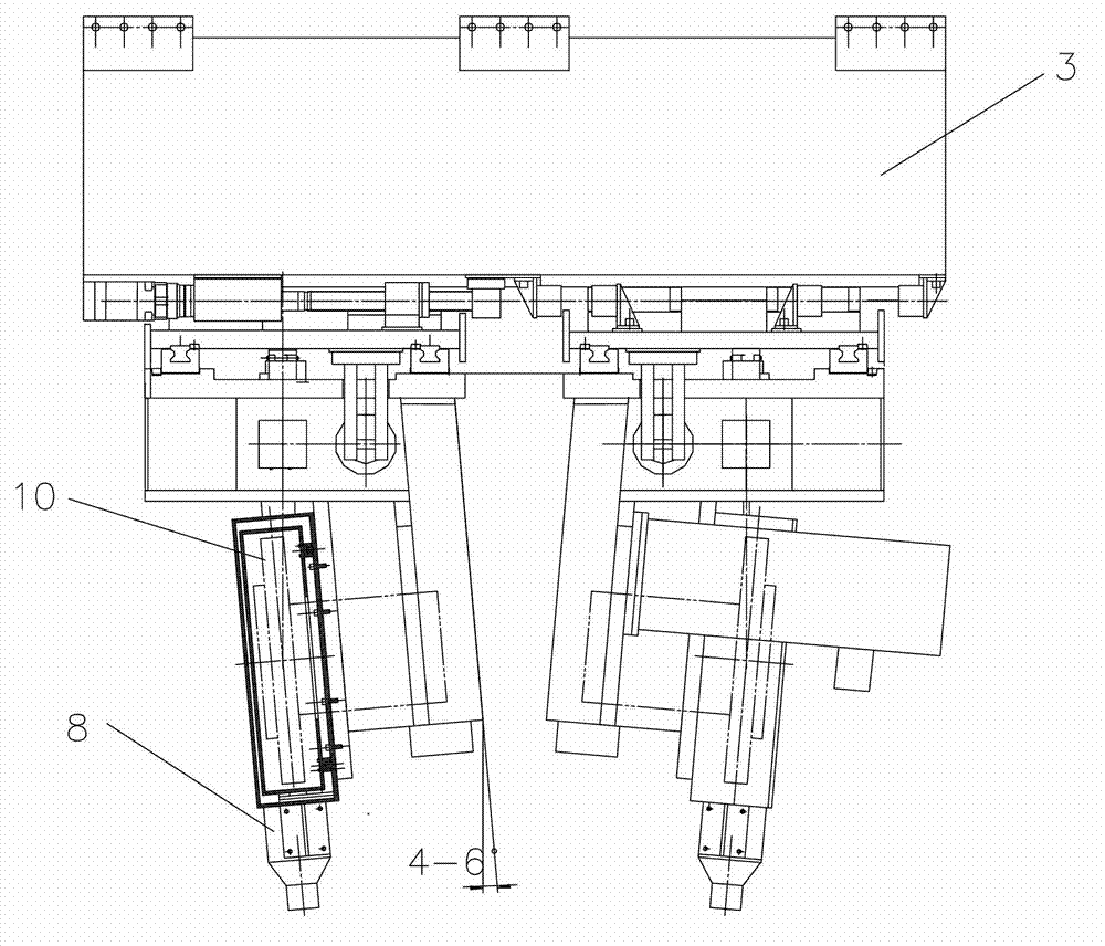 Movable numerical control grinding apparatus for grinding steel rail and control method thereof