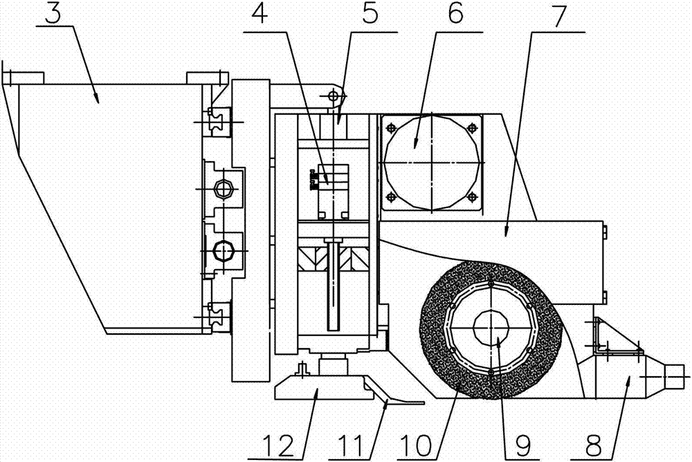 Movable numerical control grinding apparatus for grinding steel rail and control method thereof