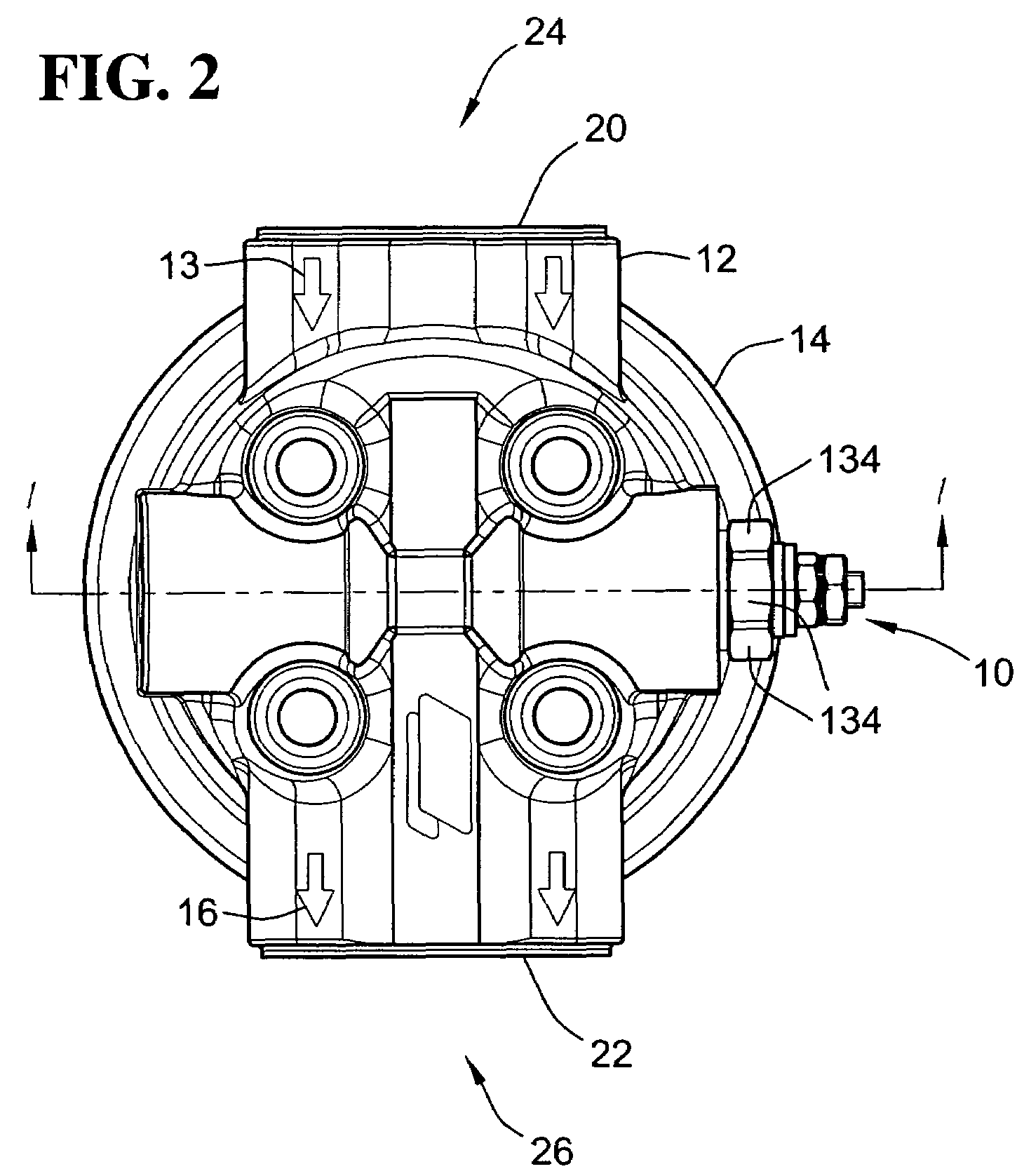 Differential pressure indicator and method of manufacture