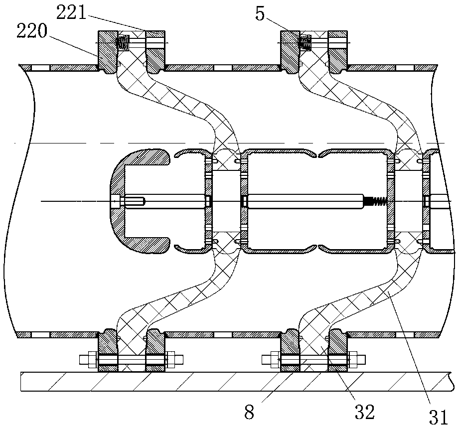 Basin-type insulator fitting assembly for tests