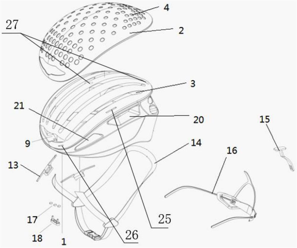 Multifunctional riding helmet with intelligent protection system