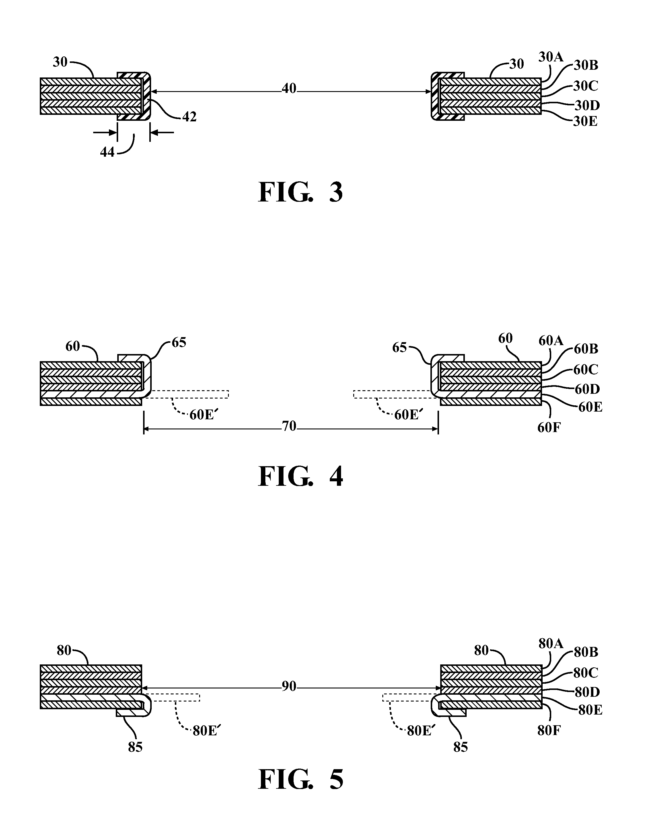 Cylinder head gaskets with push-rod eyelets