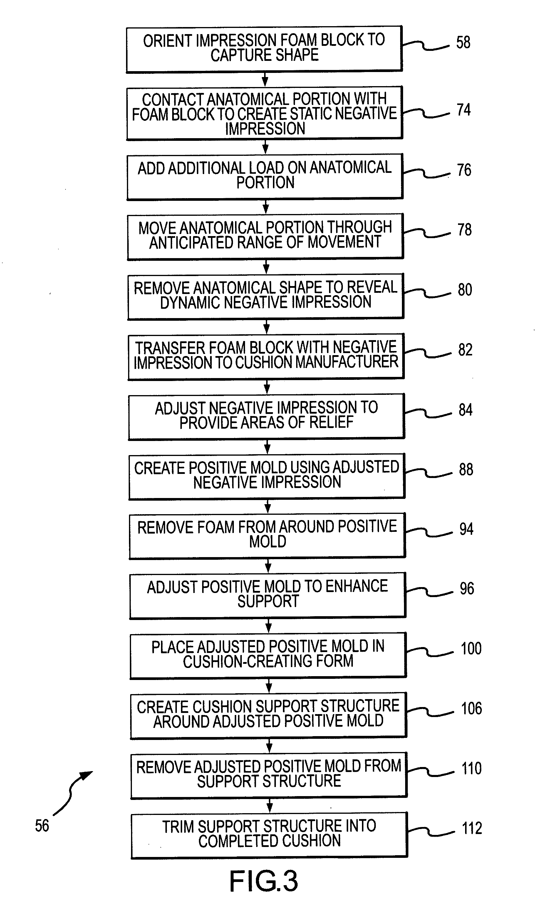 Individually-contoured seat cushion and shape capturing and fabricating method for seat cushion
