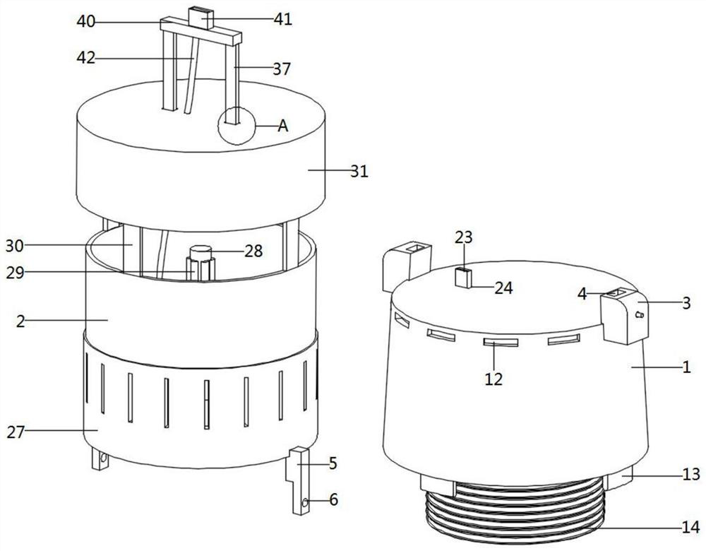 Mosquito killer capable of detecting humidity of core rod