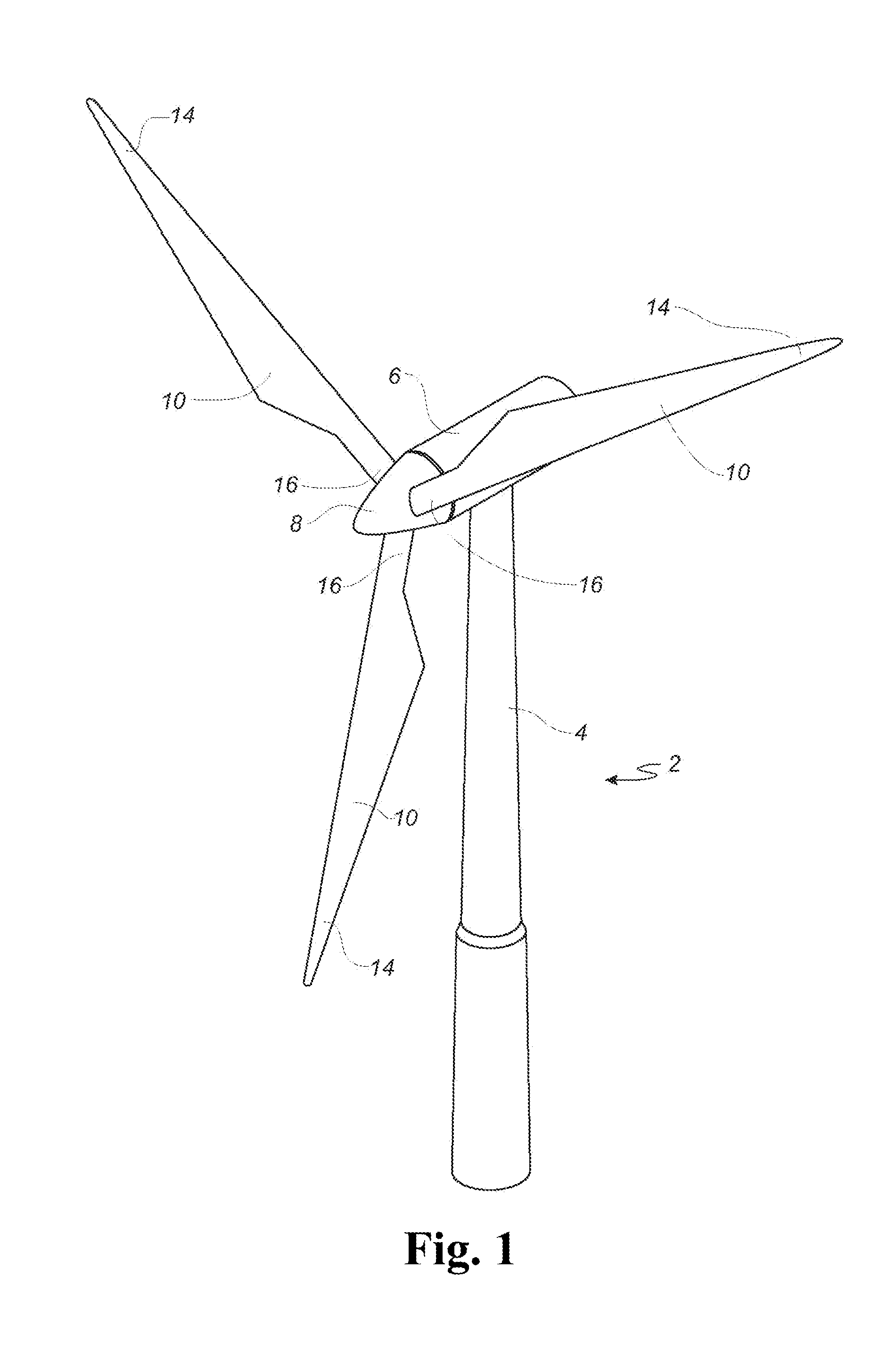 Wind turbine blade with noise reduction devices and related method
