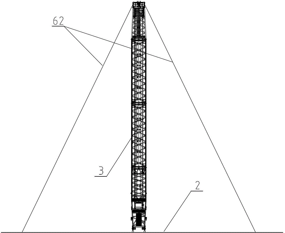 Split type crane