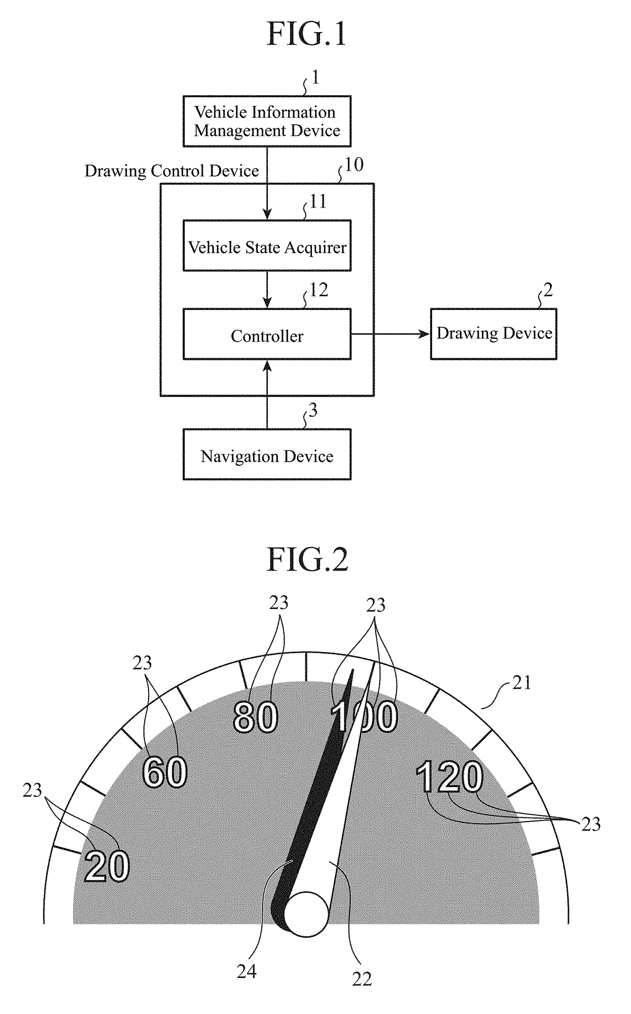 Drawing control device