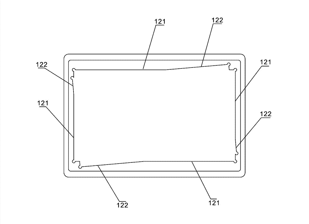 Liquid crystal glass packaging device