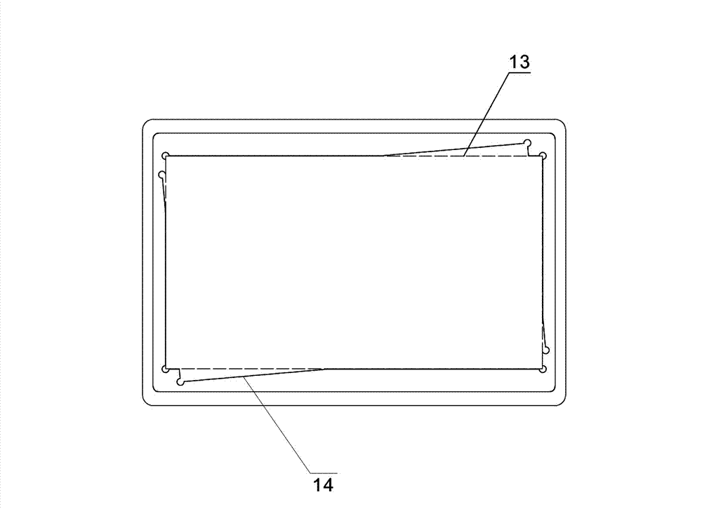 Liquid crystal glass packaging device