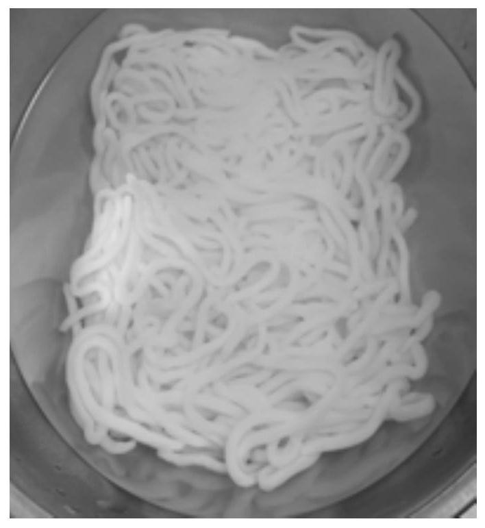 Preparation method of preserved instant rice noodles