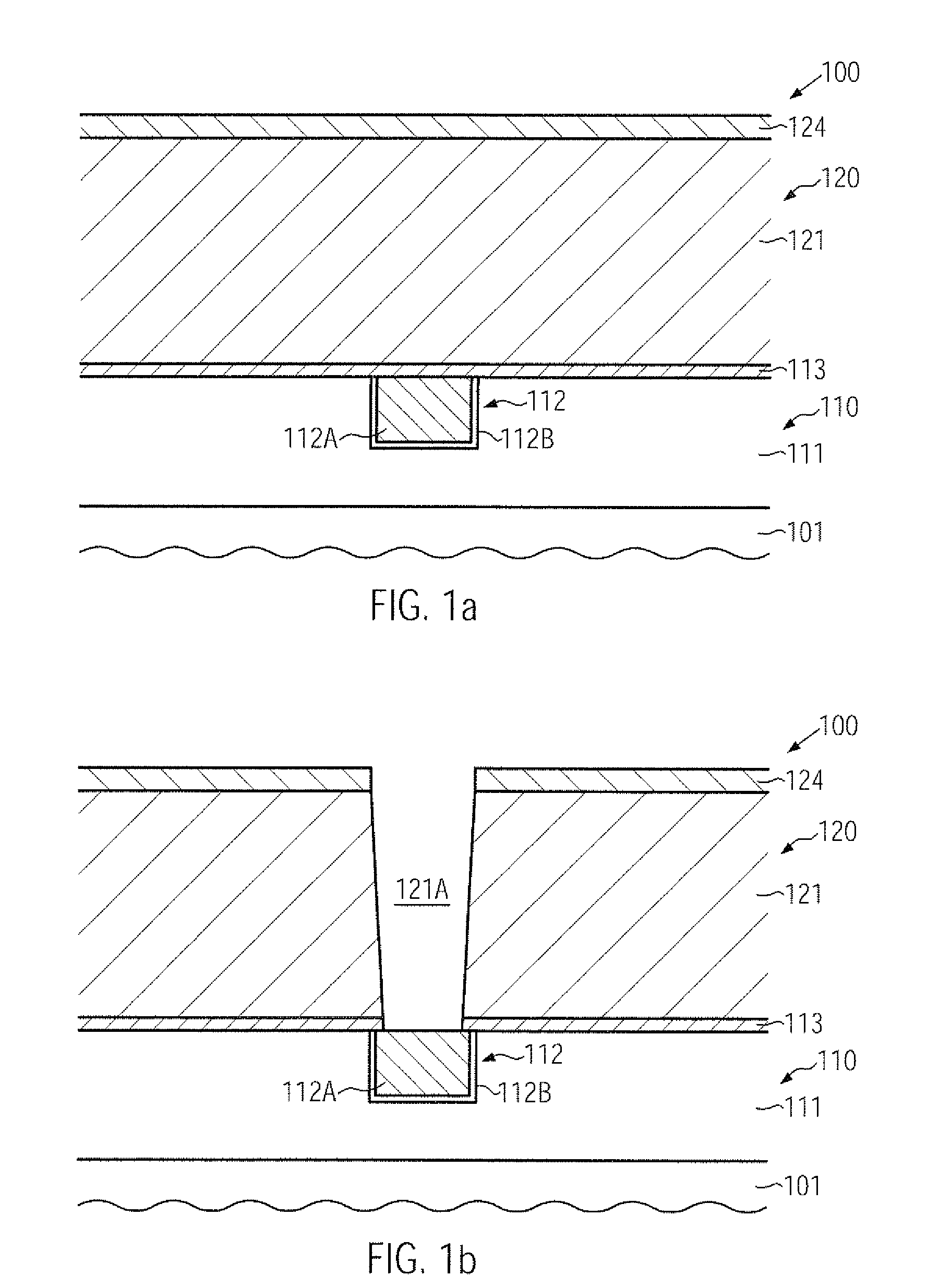 Reducing metal voids in a metallization layer stack of a semiconductor device by providing a dielectric barrier layer