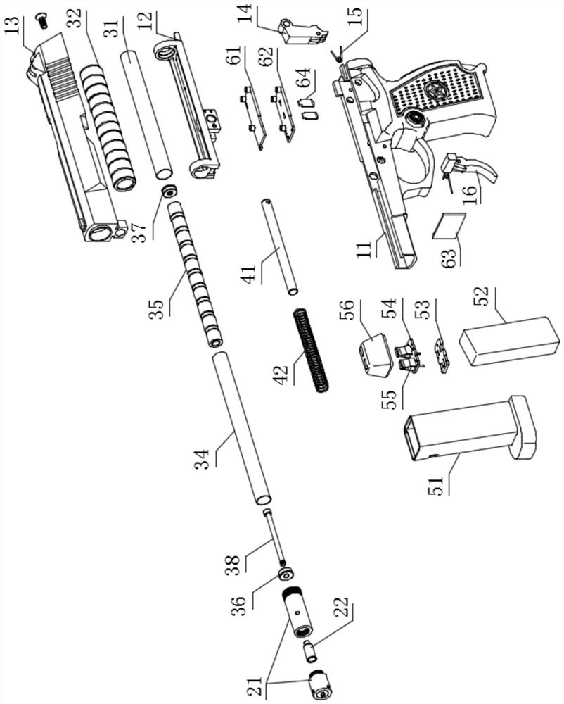 92 type automatic laser simulation training gun